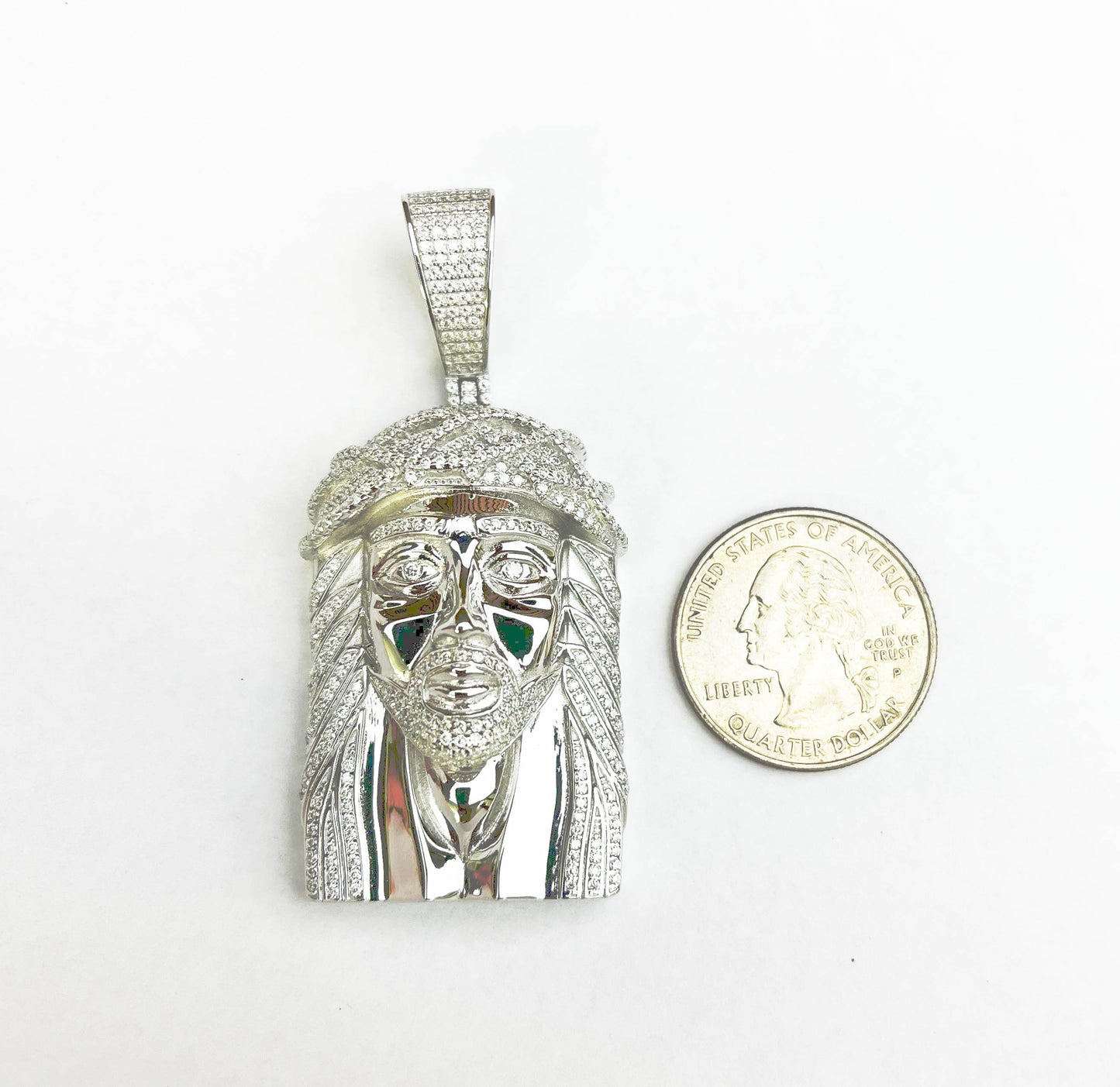 MPM-13 (Moissanite Stone Silver Pendant)