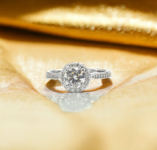 MRW-17 (Anillo de piedra moissanita)