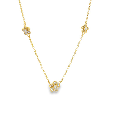 STNW-1554 (Three Flowers Necklace)