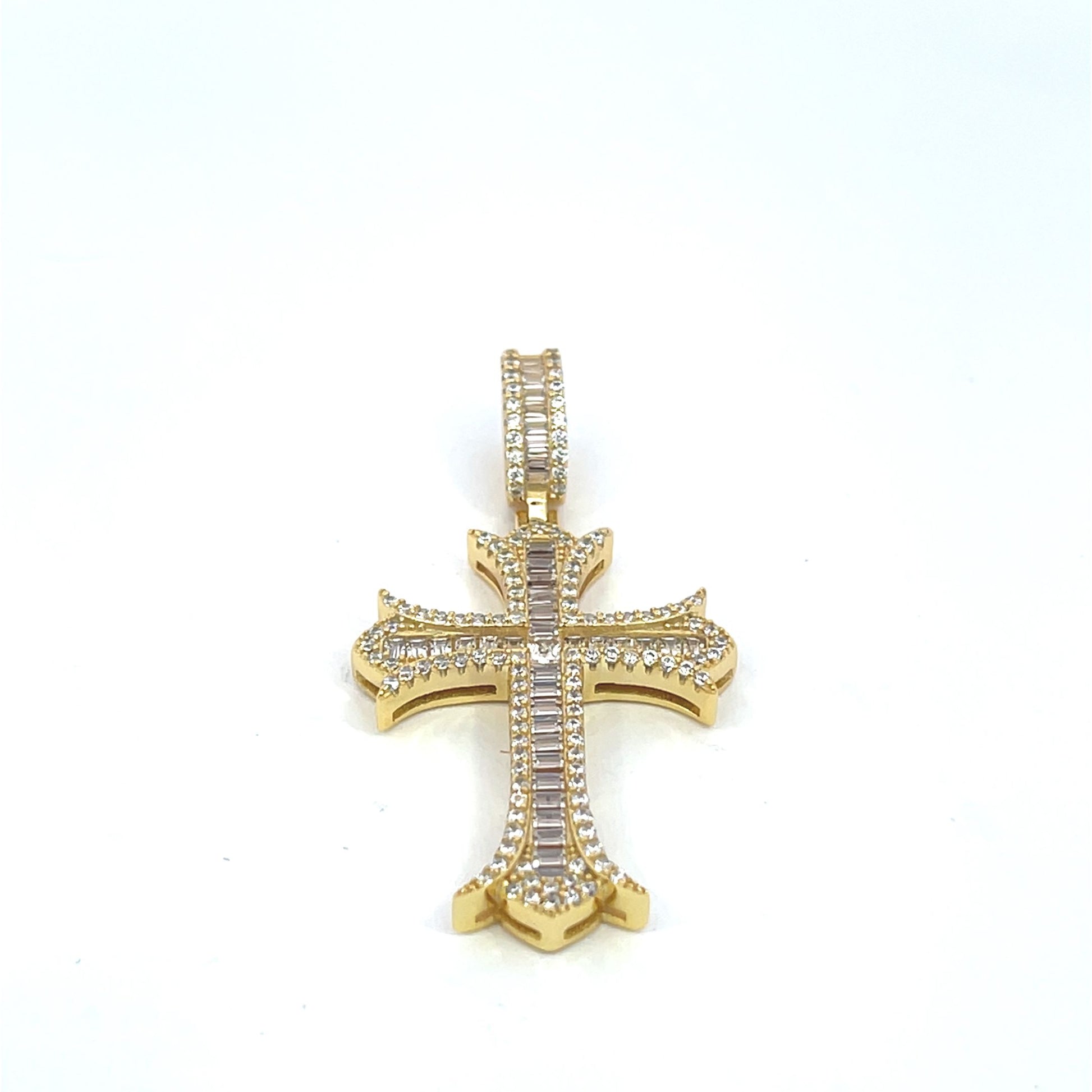 CZ Cross Pendant 