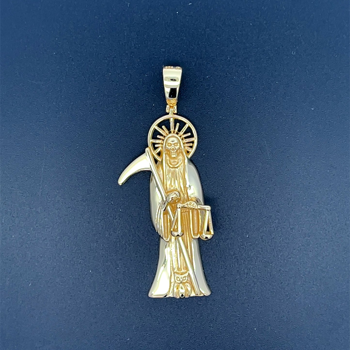 SANTA MERTE HOLY DEATH GRIM REAPER PENDANT