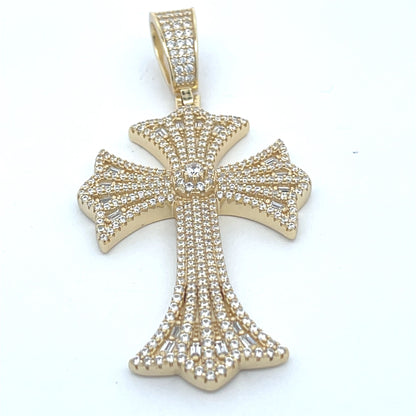Colgante de cruz de plata -STPM-689