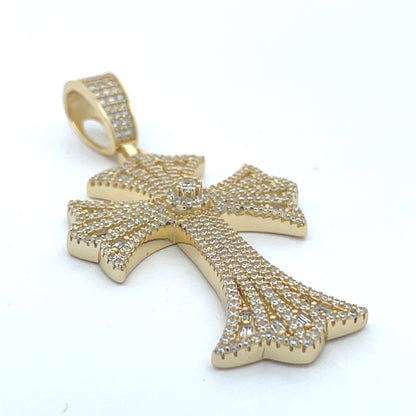 Colgante de cruz de plata -STPM-689