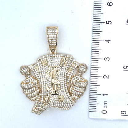 Cash Money Thumbs Up Pendant-STPM-692