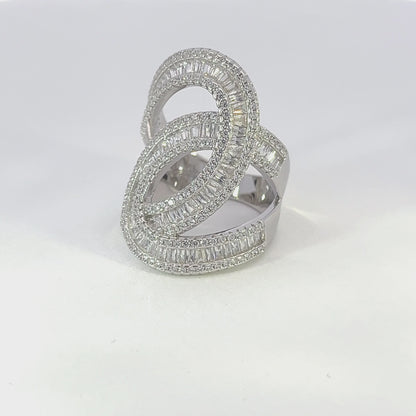 Priscilla Statement CZ Ring