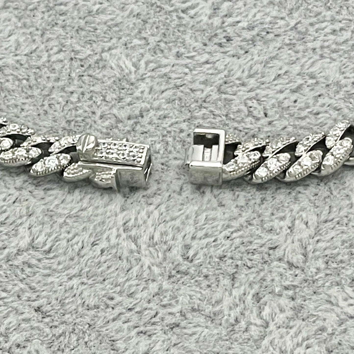 STNB-04 Cadena de plata de 6 mm 7" 7,5" 8" 9" 16" 18" 20" Precio neto