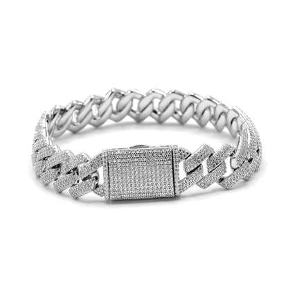 STNB-16 12mm Box Lock Miami Cuban Chain and Bracelet 7" 7.5" 8" 18" 20" 24" Net Price