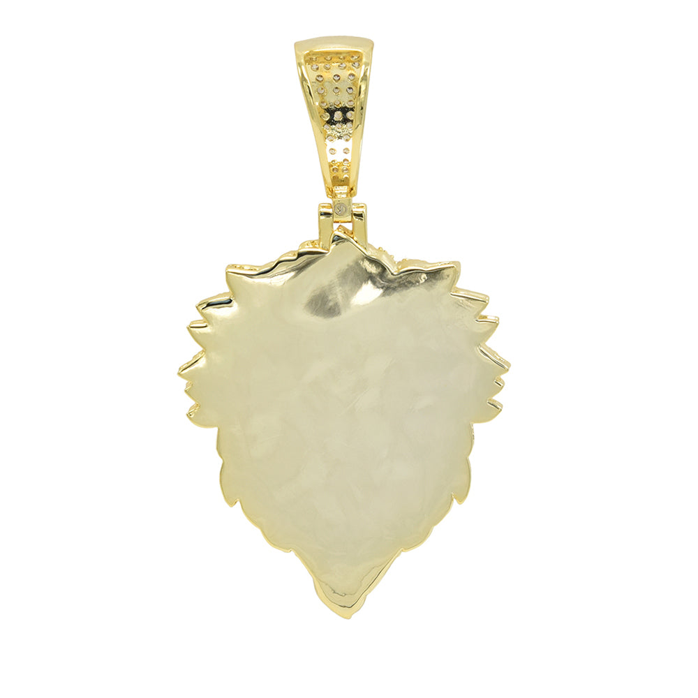 BRP-07 Brass Lion Pendant