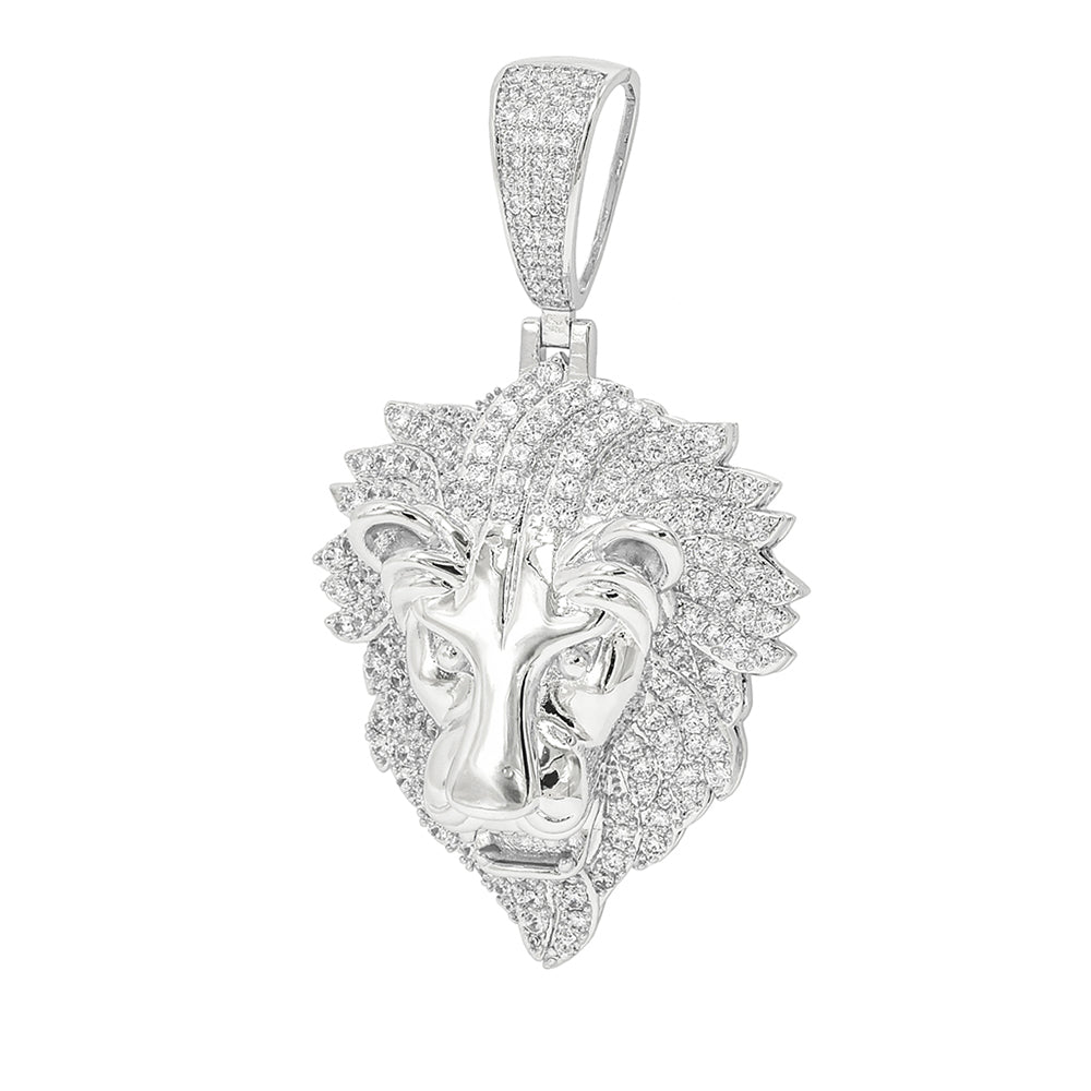 BRP-07 Brass Lion Pendant