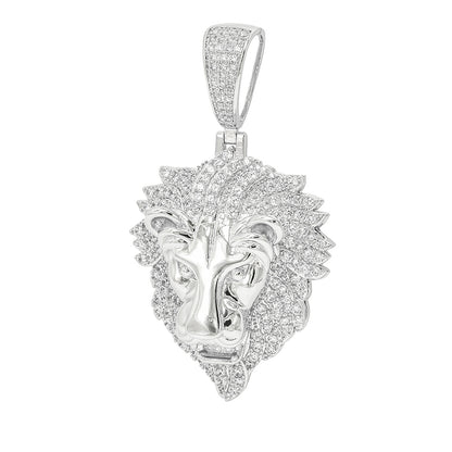 BRP-07 Brass Lion Pendant