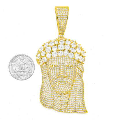 BRP-17 Brass Jesus Pendant
