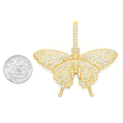 Brass Butterfly Pendant 20 (SALE)