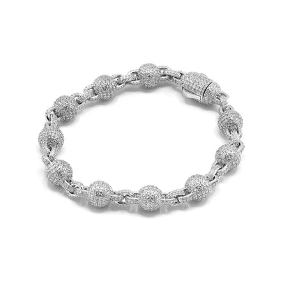 Brass 10mm Clip Lock Bracelet and Chain
