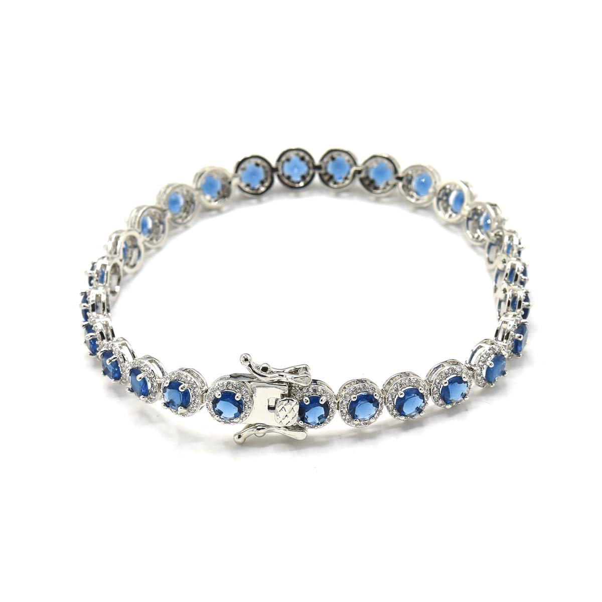 Brass Round Stone Chain