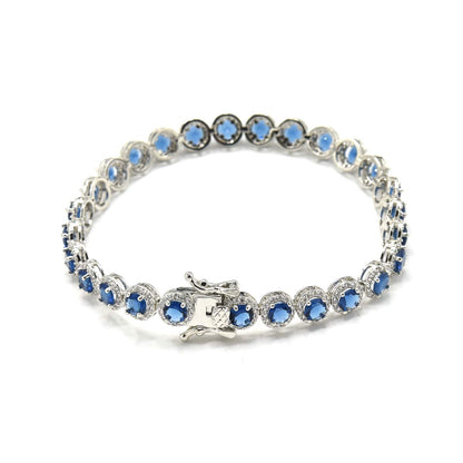 Brass Round Stone Chain