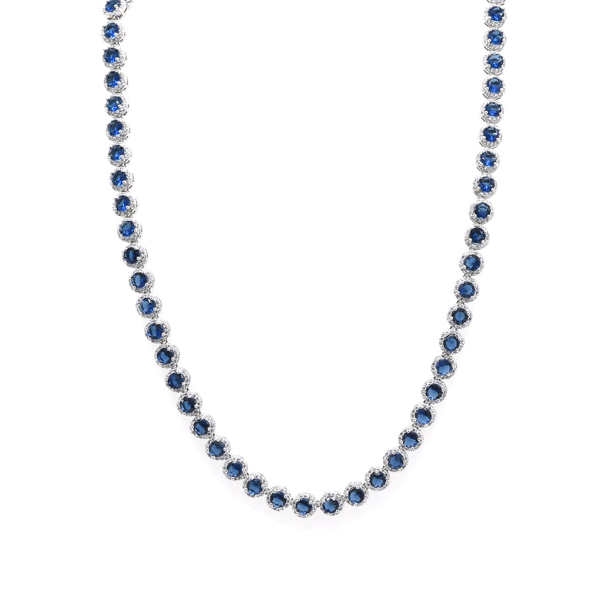 Brass Round Stone Chain