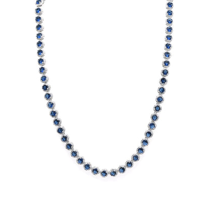 Brass Round Stone Chain
