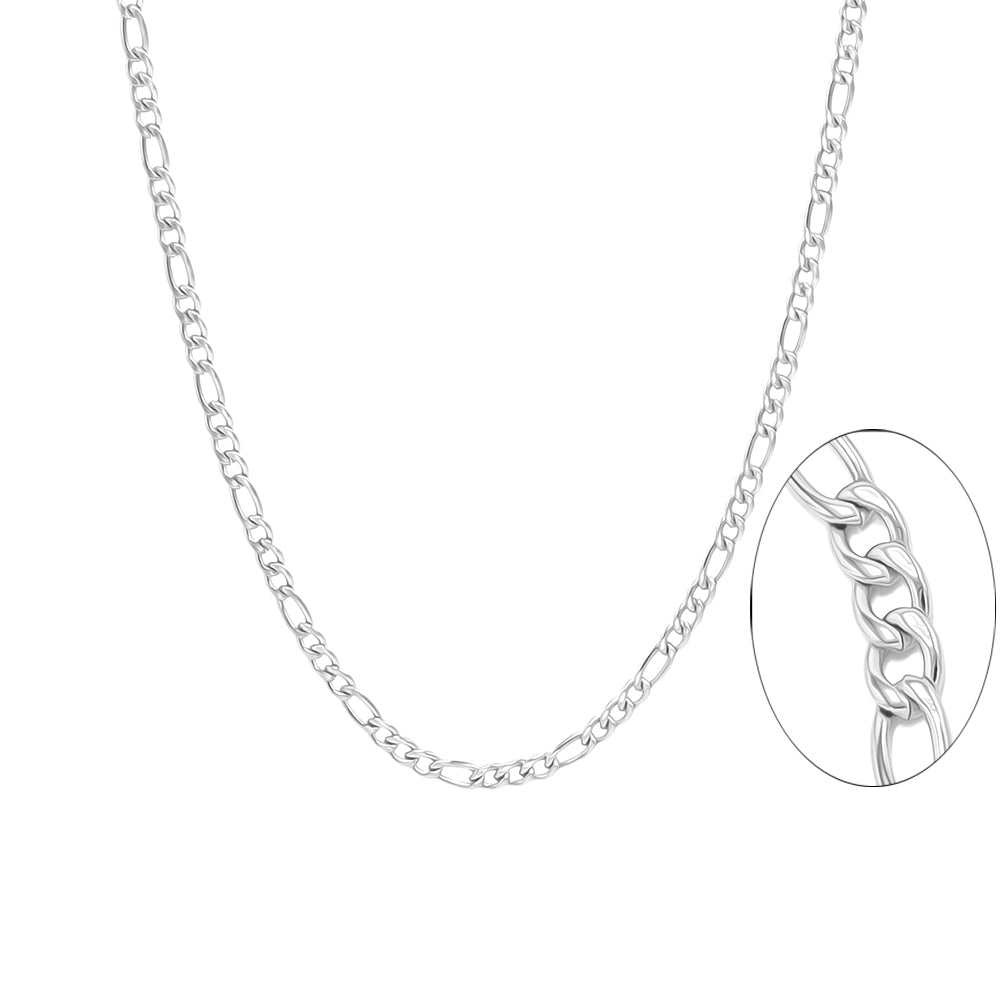 Stainless Steel Figaro Chain 2mm