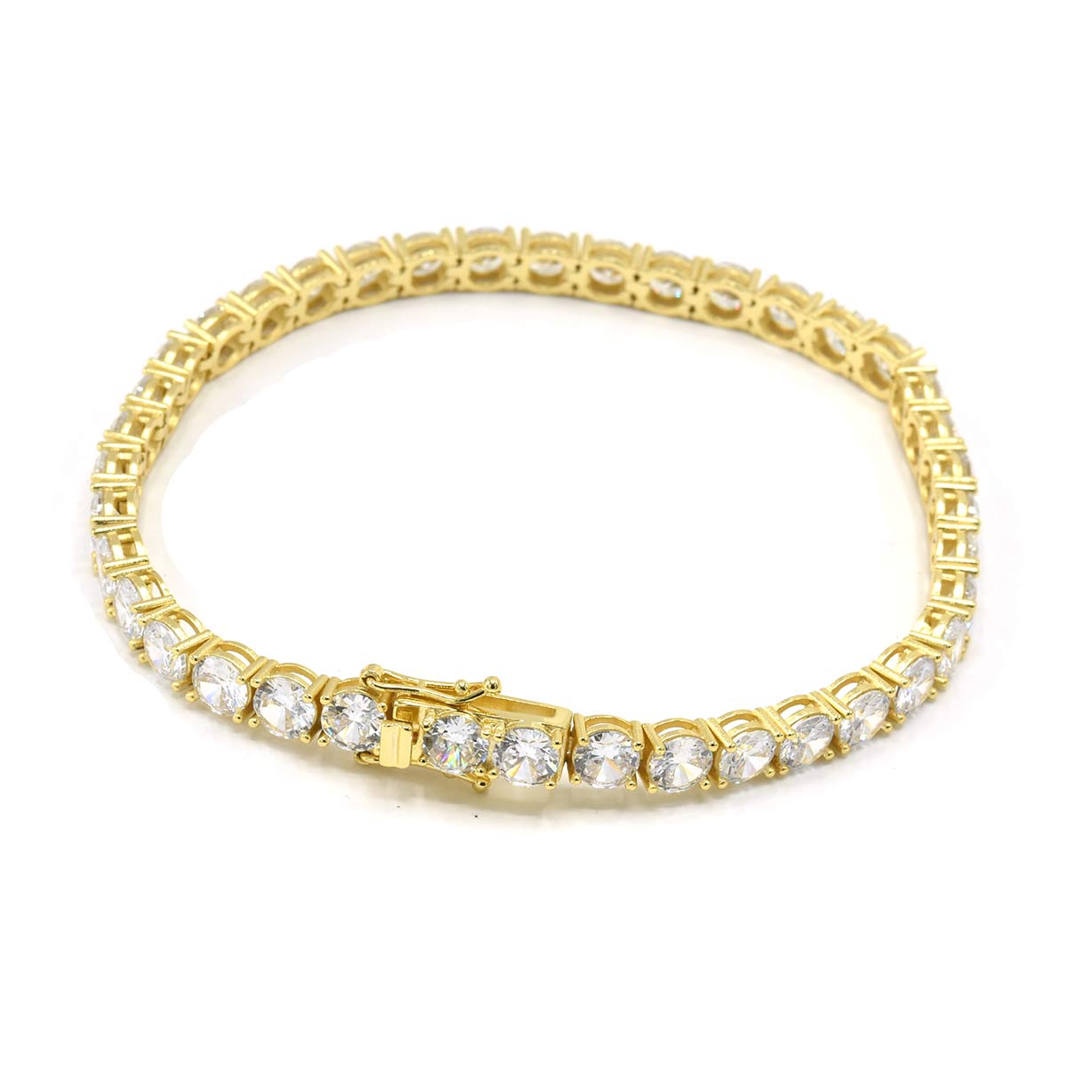 6mm Tennis Brass Anklets 10"