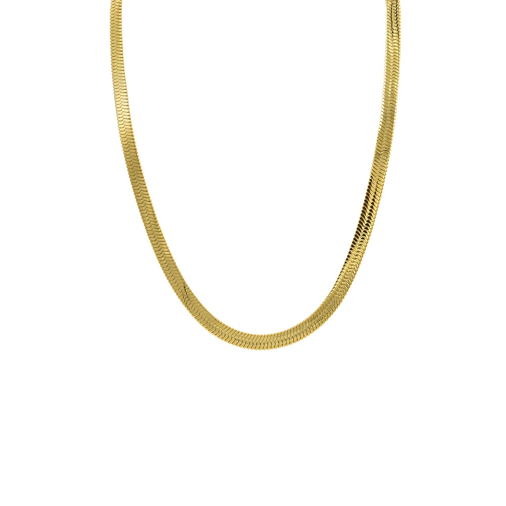 5mm Unisex Stainless Steel Herringbone Chain