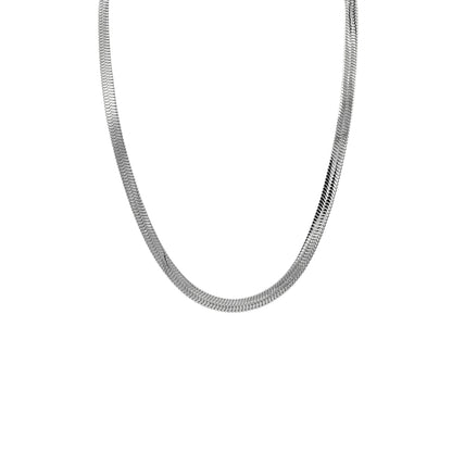 6mm Unisex Stainless Steel Herringbone Chain