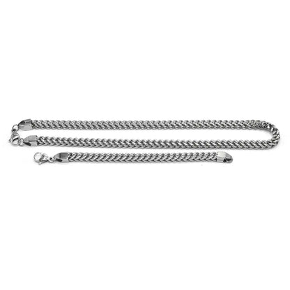 Stainless Steel Chain Bracelet Franco Set 6mm