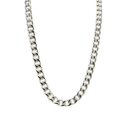 Stainless Steel Chain Bracelet Cuban Set 10mm 24 inch chain 8.5 inch bracelet