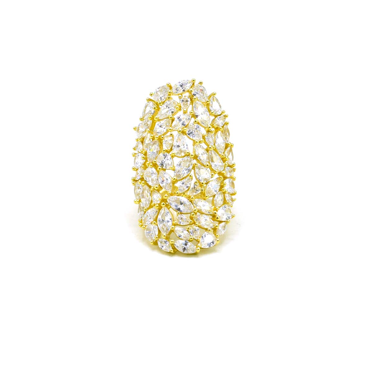 Index CZ Finger Ring